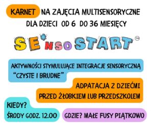 karnet 3 wejść na SE*nsoSTART // kwiecień